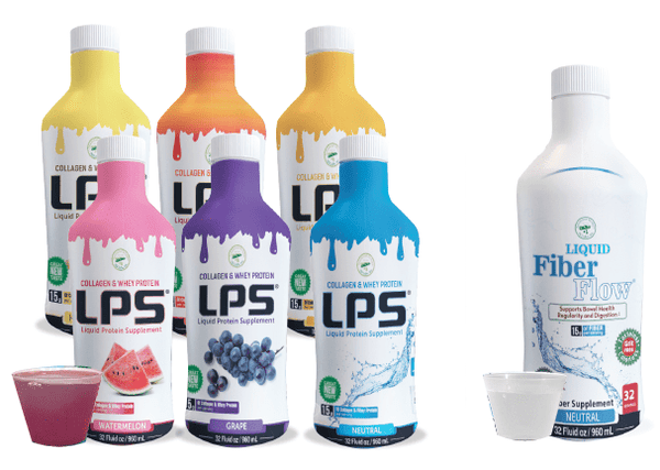 LPS Liquid Protein & Liquid Fiber Flow Combo Pack (32 oz each)